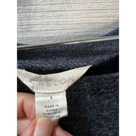 Caslon Womens Gray Long Sleeve Crewneck Knit‎ Top Size S - Picture 4 of 4